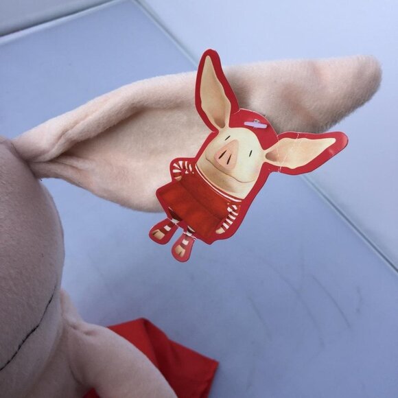 Olivia the Pig in Red Satin Gown Dress 15" - Picture 3 of 3